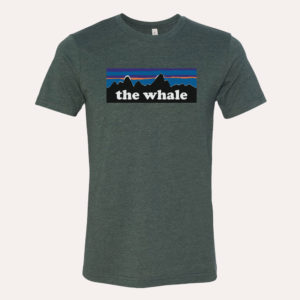 The Whale: A Craft Beer Collective - Asheville - T-Shirt - Whale Mountains Logo Front